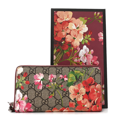 Gucci GG Supreme Monogram Blooms Wrist Wallet Beige Multicolor Beige Multicolor Dry Rose 8 of 8
