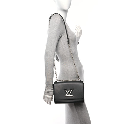 Louis Vuitton Epi Twist Shoulder Bag MM Black 3 of 9