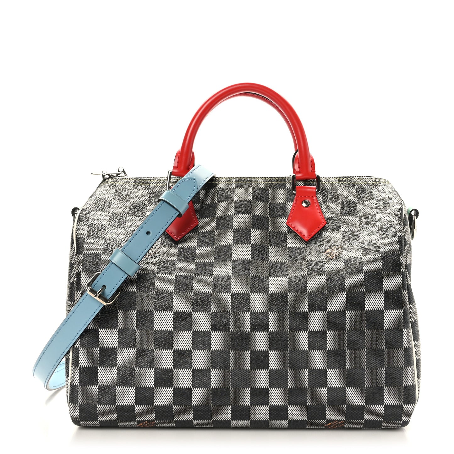 Damier Speedy Bandouliere 30 Black White