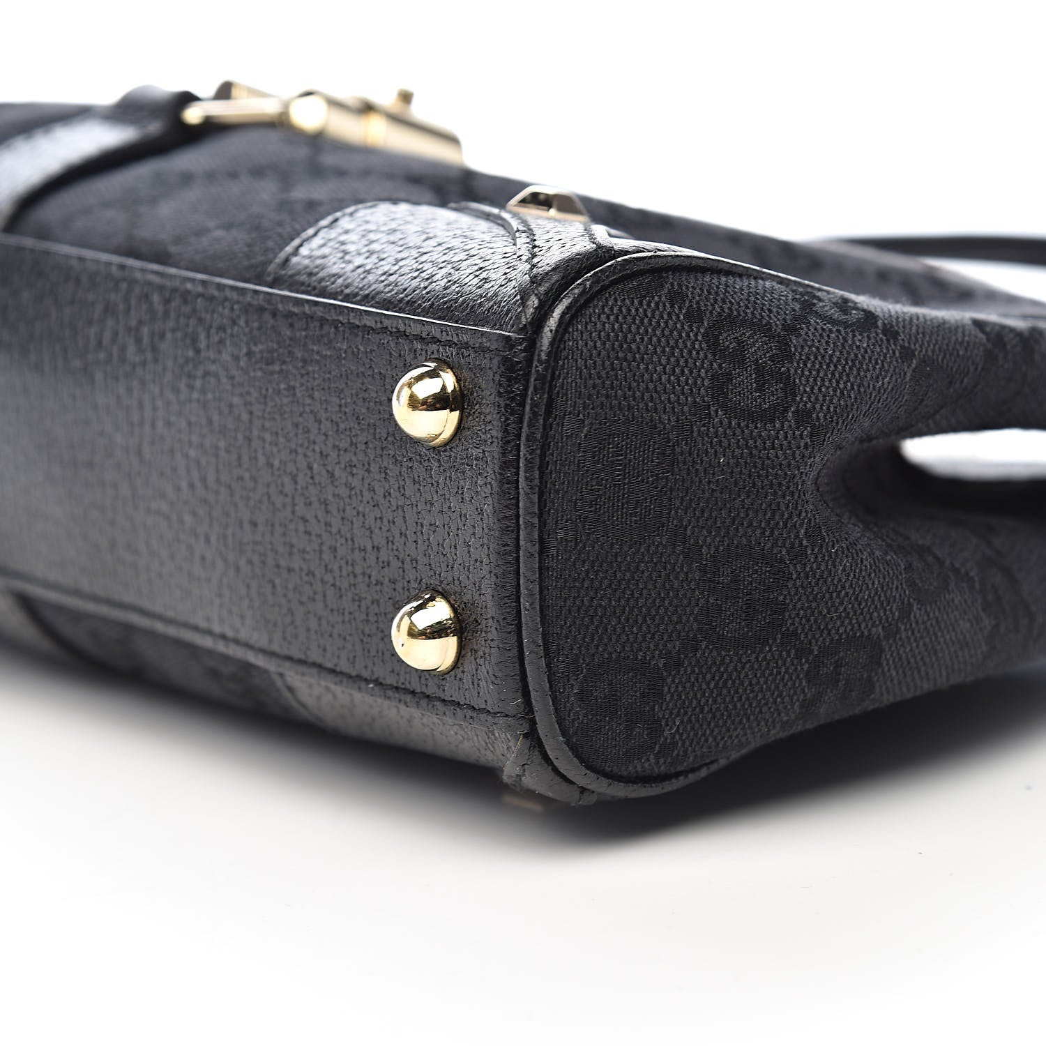 Gucci Monogram Jackie O Hobo Black 15 of 16