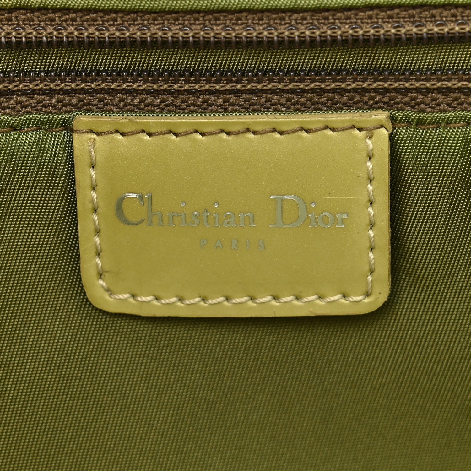 Christian Dior CHRISTIAN DIOR Snakeskin Malice Shoulder Bag Green 6 of 13
