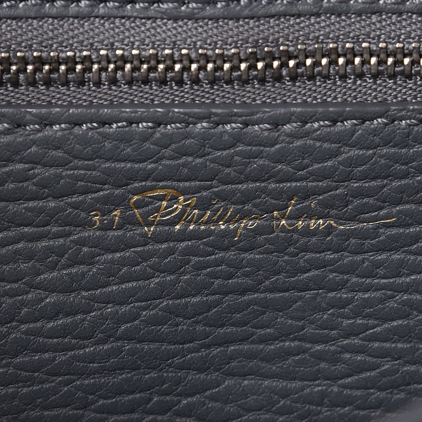 3.1 Textured Calfskin Mini Pashli Satchel Storm
