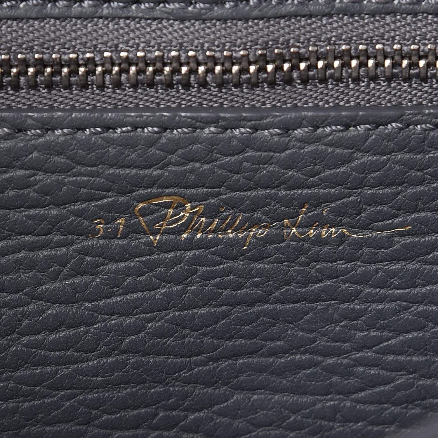 3.1 Phillip Lim 3.1 Textured Calfskin Mini Pashli Satchel Storm 6 of 7