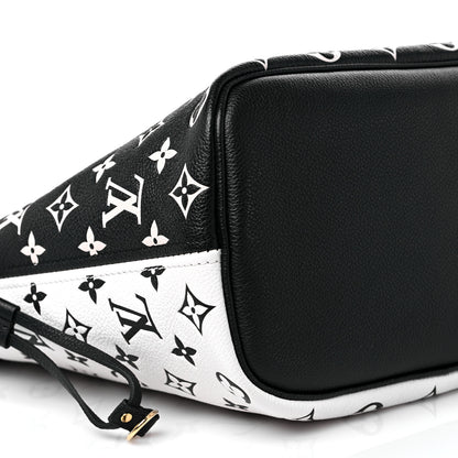 Louis Vuitton Empreinte Spring In The City Neverfull MM Black White Pink 8 of 12