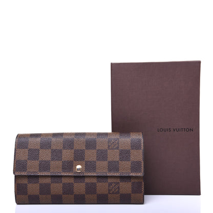 Louis Vuitton Damier Ebene Sarah Wallet 10 of 10