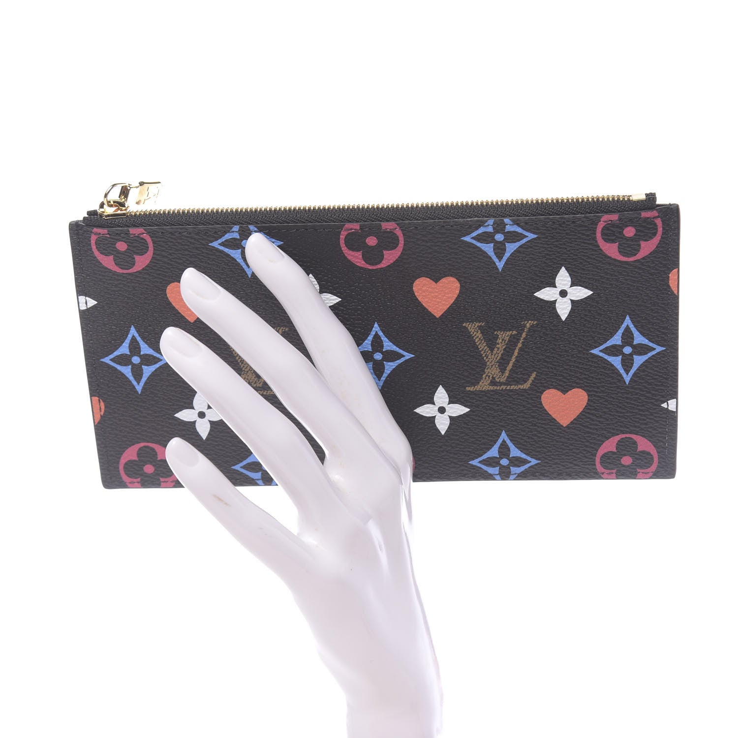 Louis Vuitton Game On Felicie Chain Wallet Zippered Insert Black 2 of 6