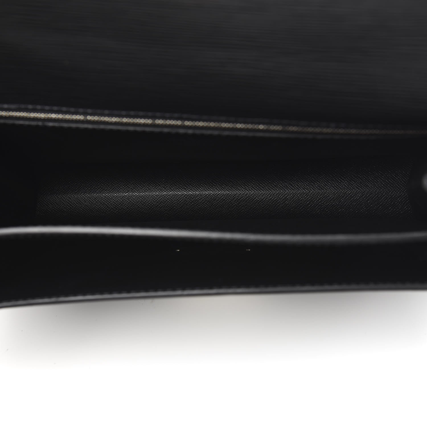 Louis Vuitton Epi Pochette Sellier Dragonne Clutch Black 5 of 9