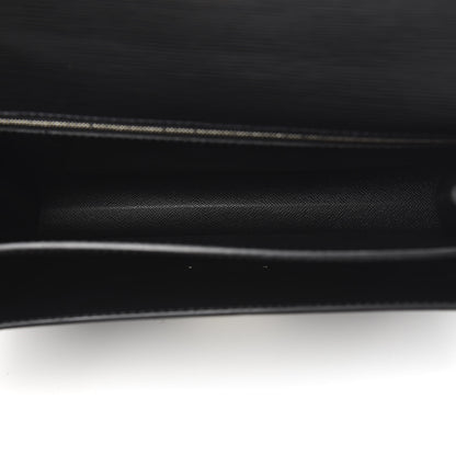 Louis Vuitton Epi Pochette Sellier Dragonne Clutch Black 5 of 9
