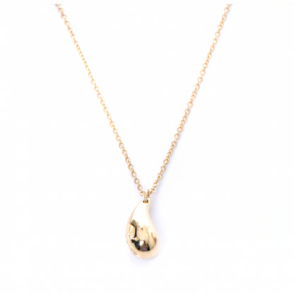 Tiffany Elsa 18K Yellow Gold Peretti Teardrop Necklace 1 of 5