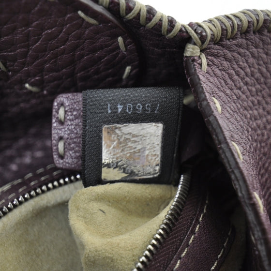 Fendi Calfskin Romano Selleria Sporty Purple 10 of 10