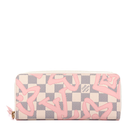 Louis Vuitton Damier Azur Tahitienne Clemence Wallet 1 of 8