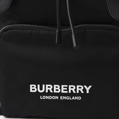 Burberry Nylon Logo Print Medium Rucksack Backpack Black 10 of 10