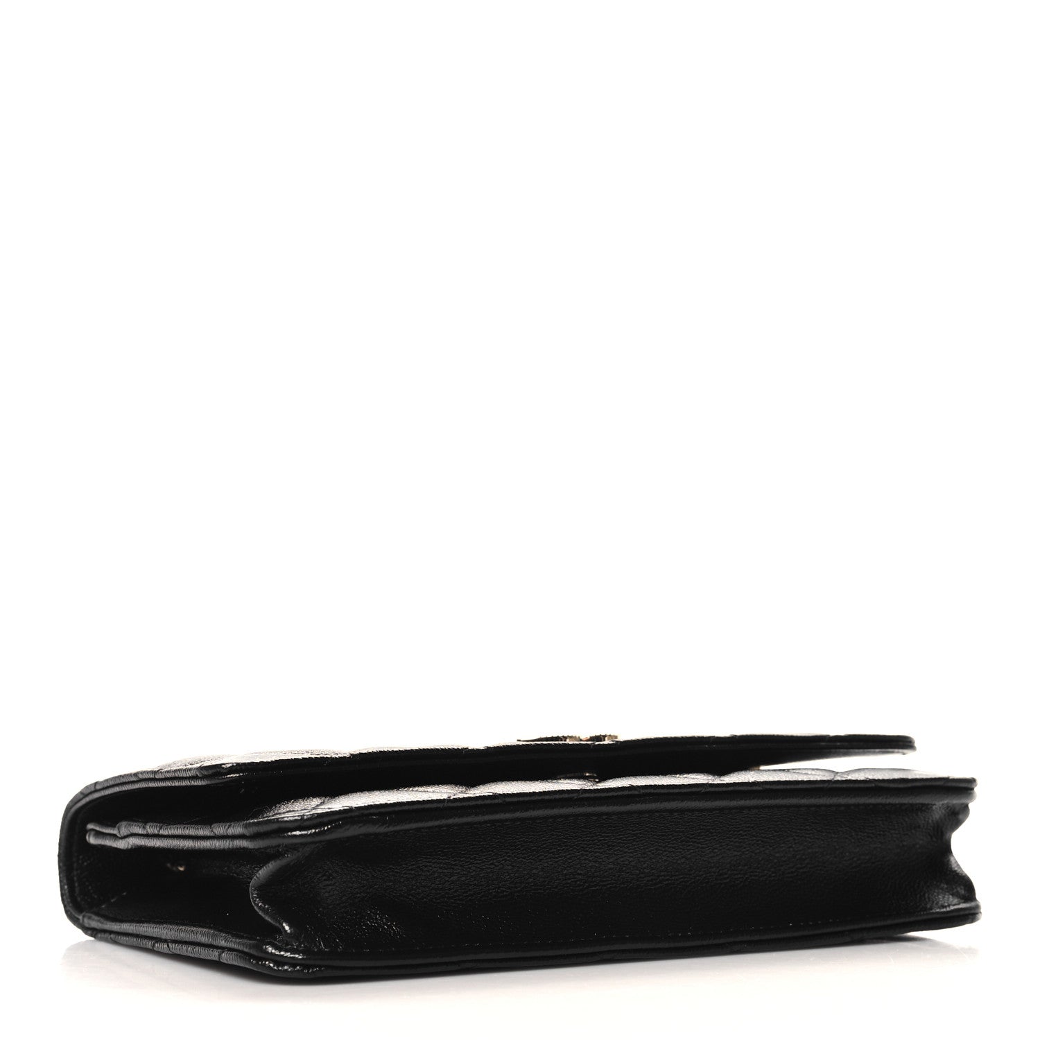 Chanel Caviar Quilted Studded CC Wallet on Chain WOC Black 4 of 12