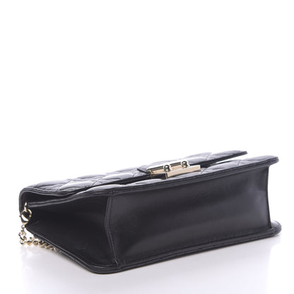 Christian Dior Lambskin Cannage Miss Dior Promenade Pouch Black 4 of 11
