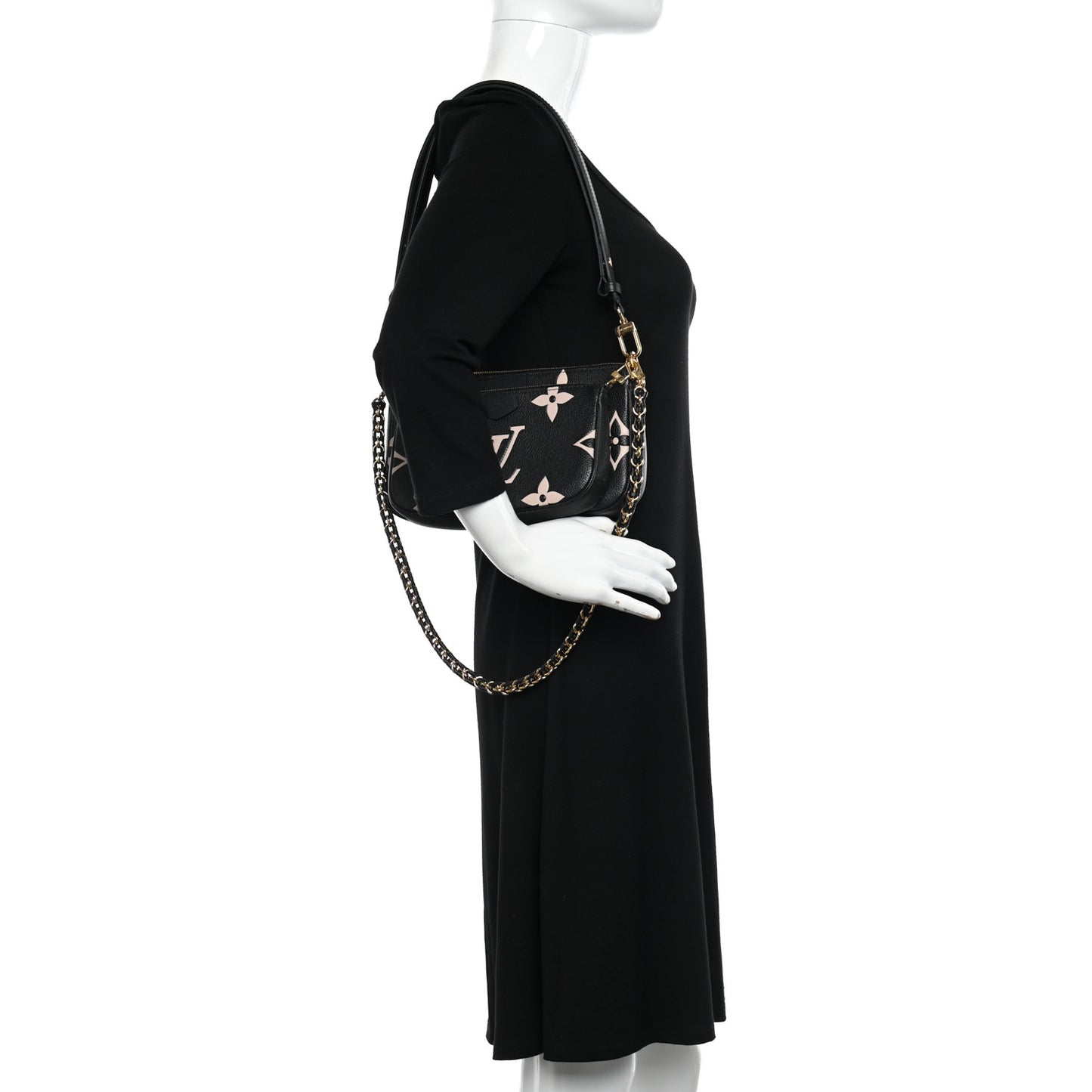 Empreinte Monogram Giant Multi Pochette Accessories Black Beige