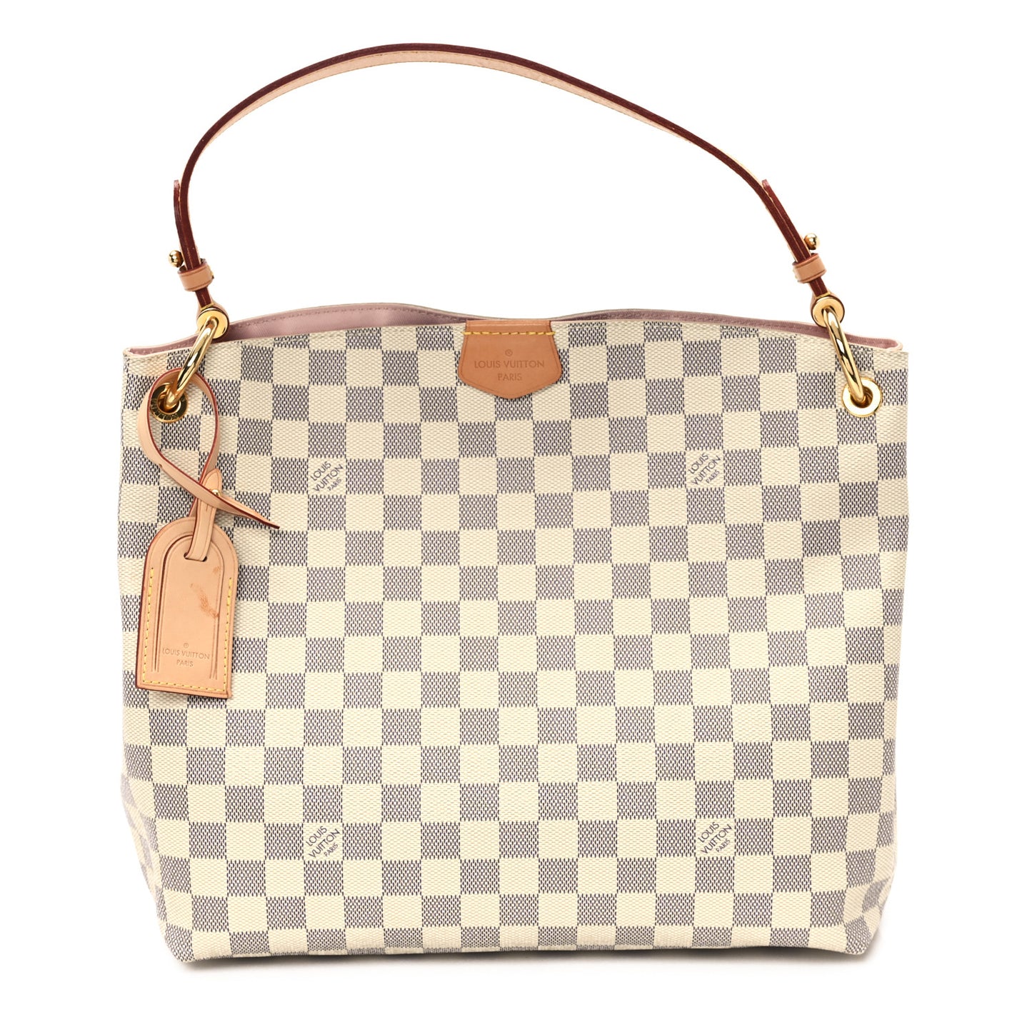 Damier Azur Graceful PM Rose Ballerine