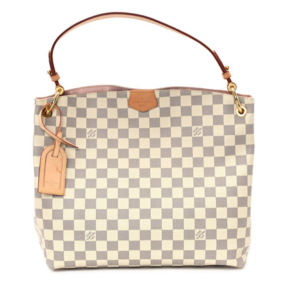 Louis Vuitton Damier Azur Graceful PM Rose Ballerine 1 of 11