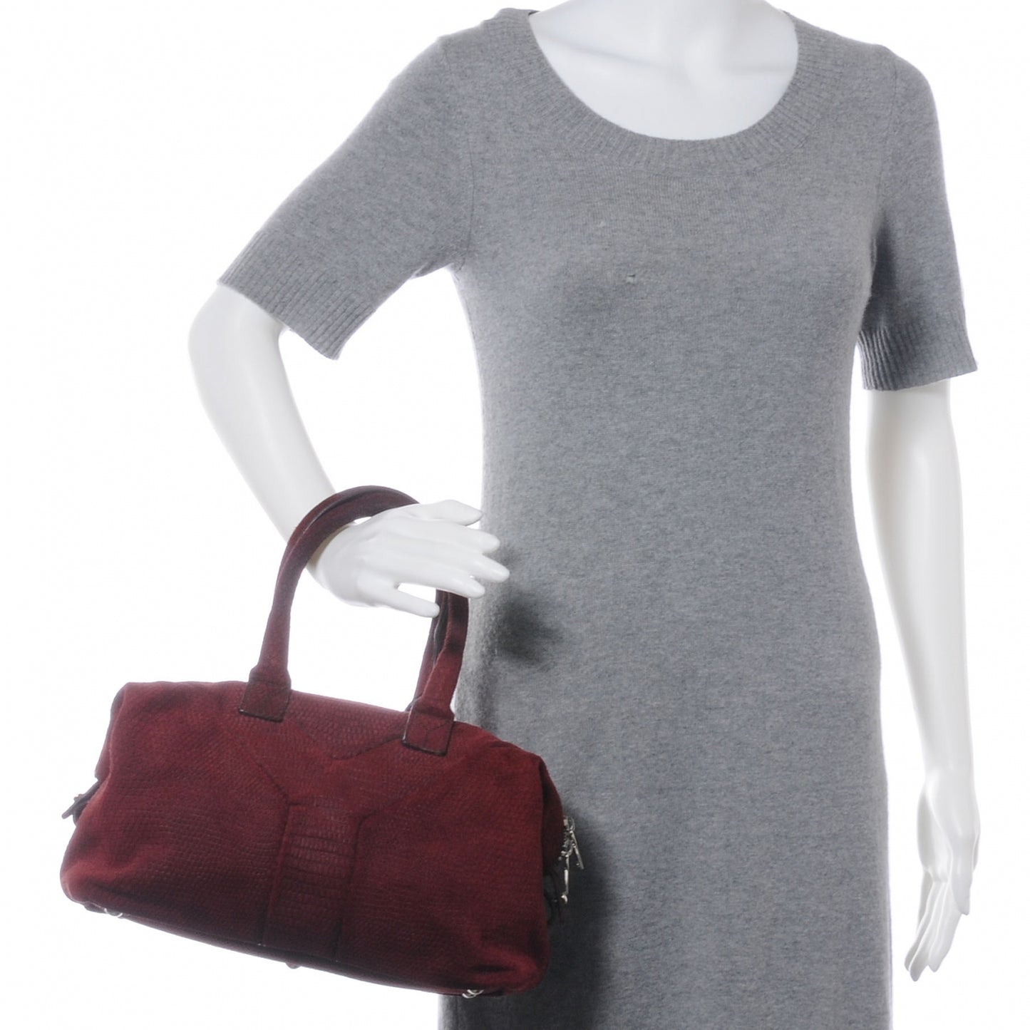 Suede Printed Medium Easy Y Bag