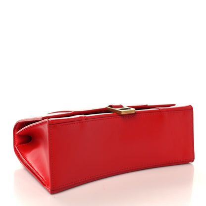 Balenciaga Shiny Box Calfskin Medium Hourglass Top Handle Bag Bright Red 4 of 11