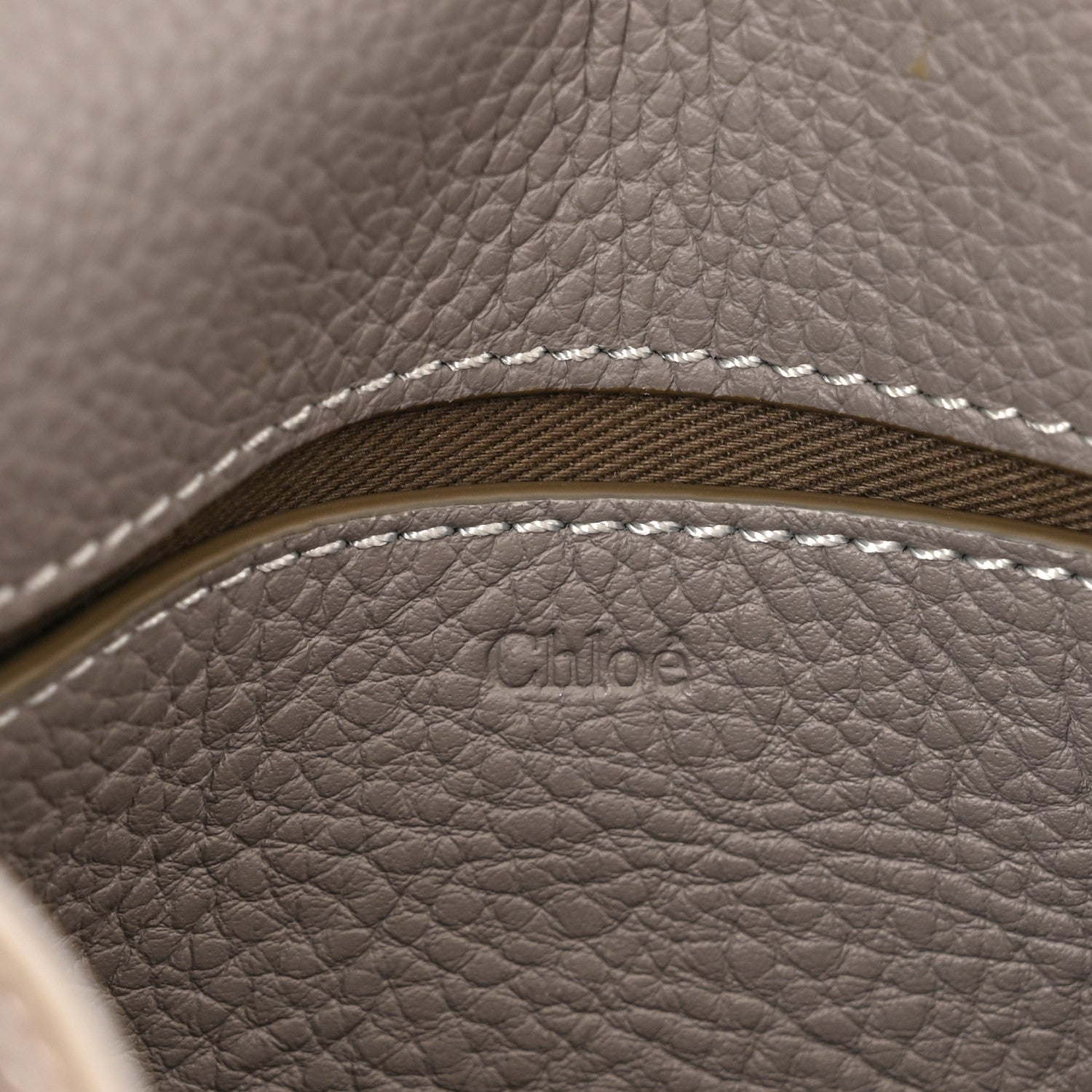 Chloe Calfskin Marcie Convertible Belt Bag Cashmere Grey 6 of 10