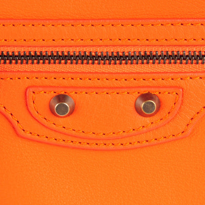 Balenciaga Veau Papier A4 Tote Tangerine 7 of 11
