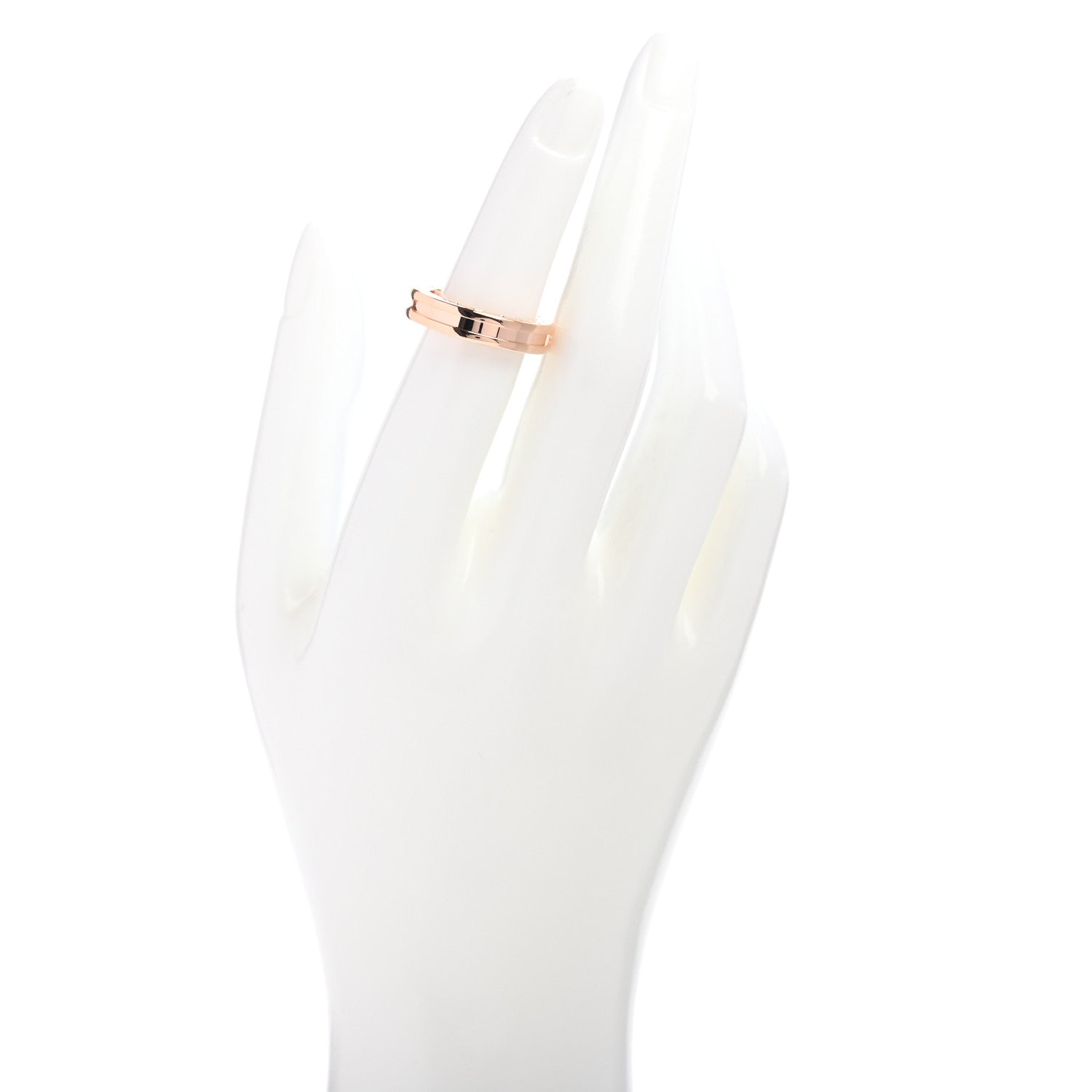 Bulgari 18K Rose Gold B.Zero1 One-Band Ring 51 5.75 2 of 6