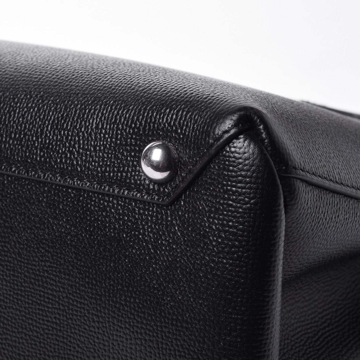 Derby Calfskin House Check Medium Banner Tote Black