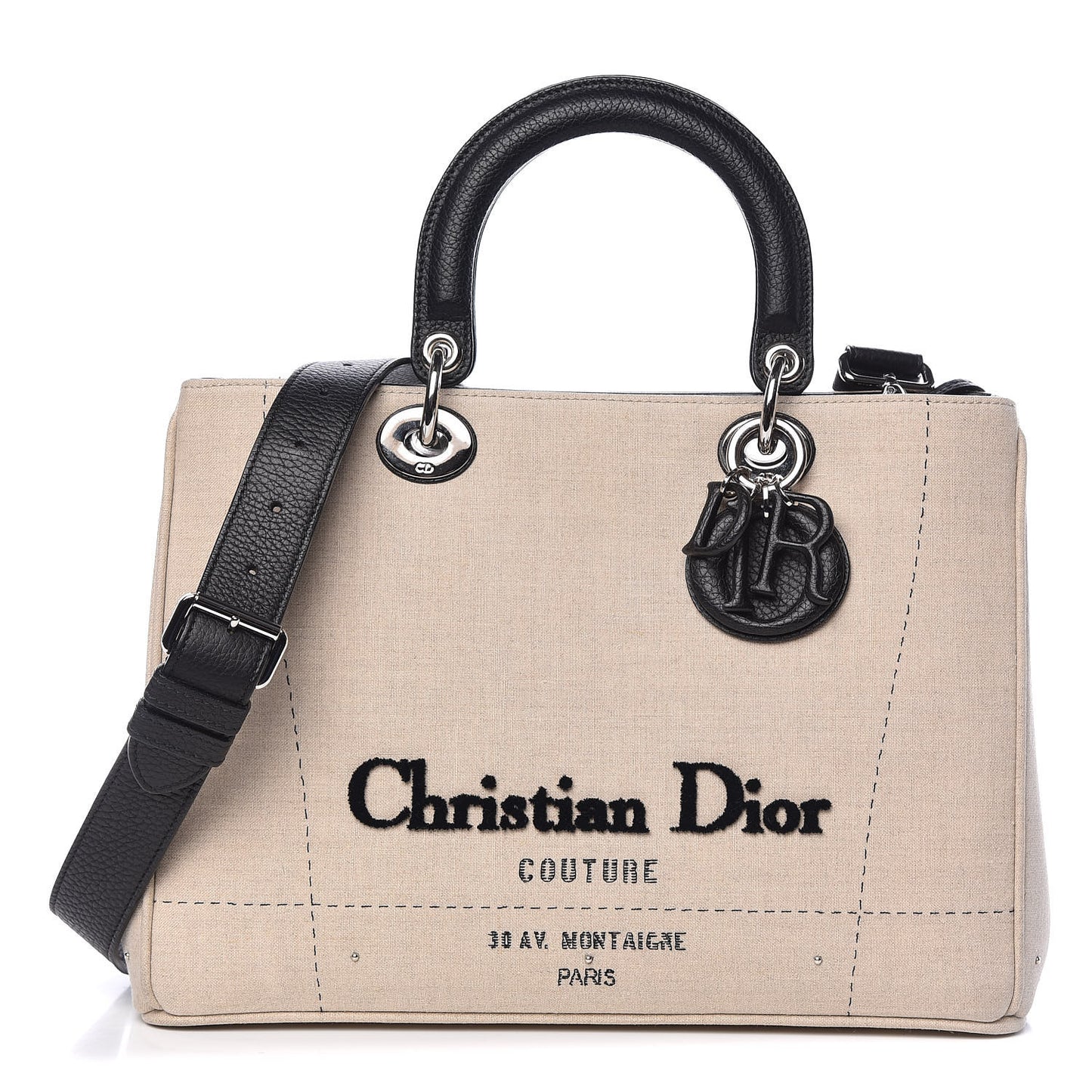Canvas Lady Dior Etoile Beige