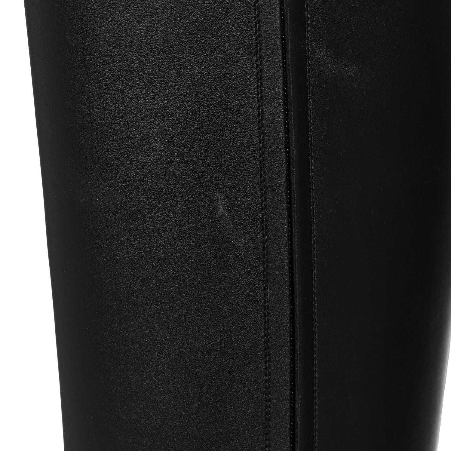 Gucci Calfskin Buttons Lifford Knee High Boots 39 Black 6 of 9