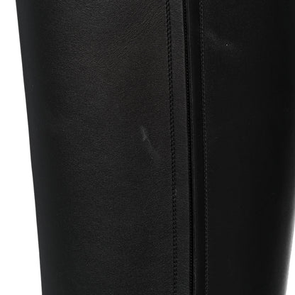 Gucci Calfskin Buttons Lifford Knee High Boots 39 Black 6 of 9