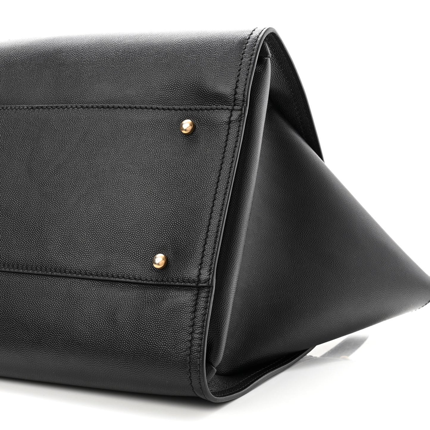 Caviar Medium Studded Deauville Tote Black
