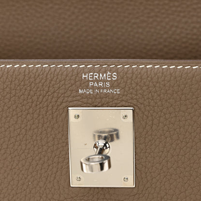 Hermes Togo Kelly Retourne 32 Etoupe 6 of 12