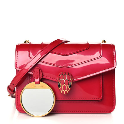Bulgari Patent Serpenti Forever Crossbody Pink 1 of 8