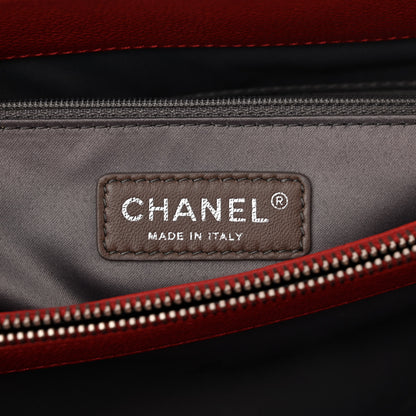 Chanel Caviar Quilted XL Grand Shopping Tote GST Red 6 of 12