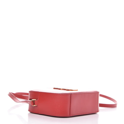 Saint Laurent Grain De Poudre Small Classic Monogram Camera Bag New Red 4 of 6