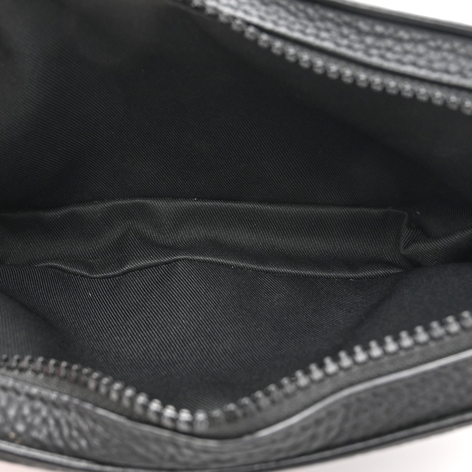 Louis Vuitton Taurillon Monogram Uniformes Solar Ray Soft Pochette Volga Belt Bag Black 5 of 12