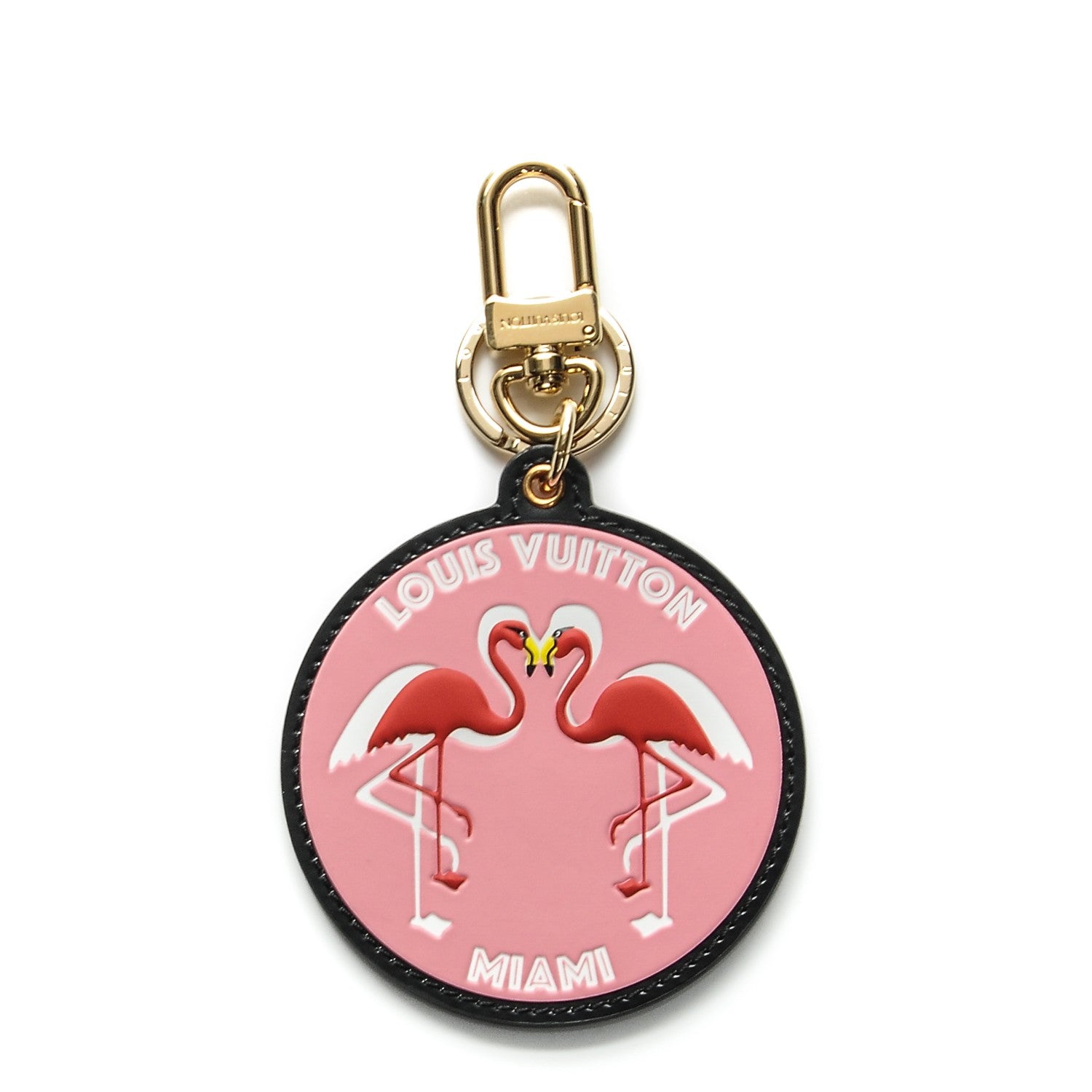 Louis Vuitton World Tour Flamingo Bag Charm Key Holder 1 of 5