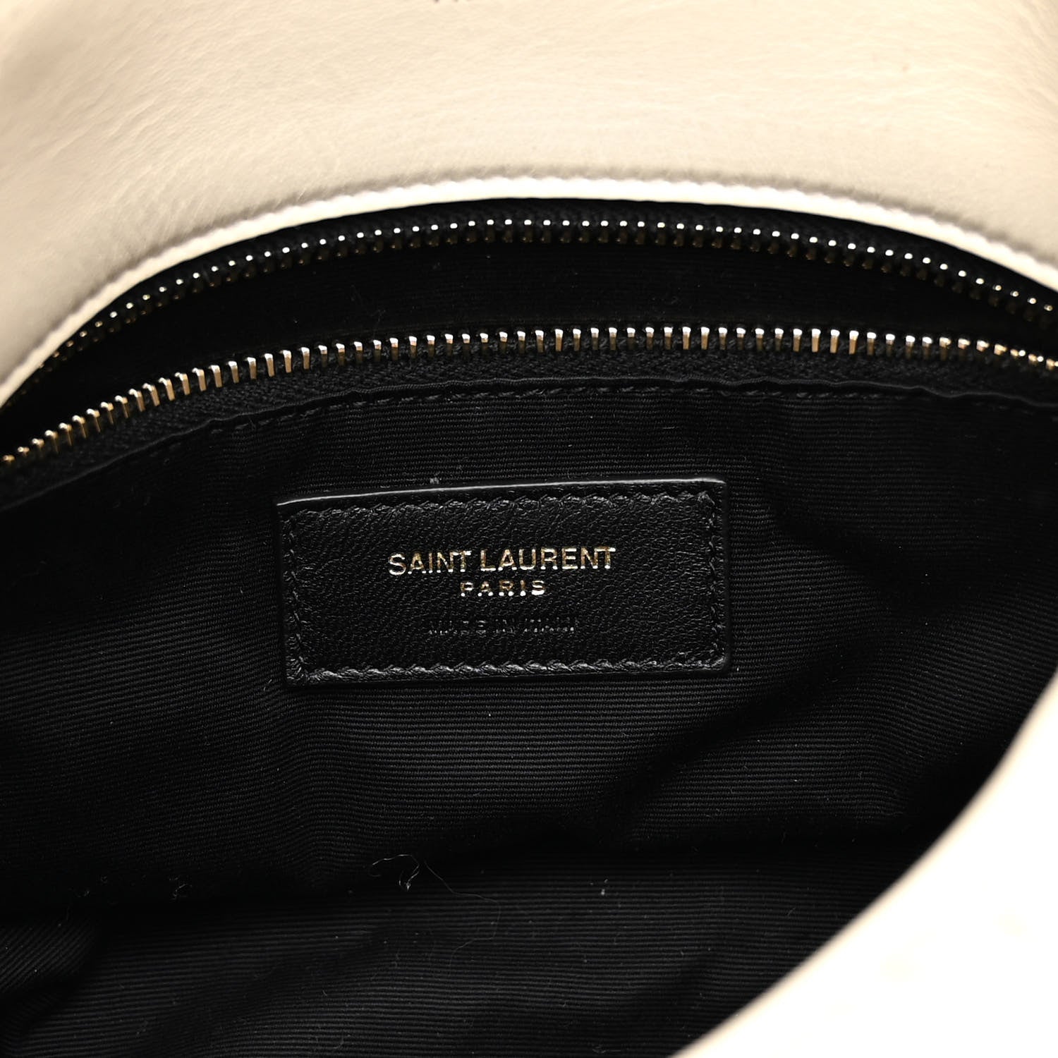 Saint Laurent Boucle Tweed Quilted Toy Loulou Puffer Monogram Chain Satchel Crema Soft 6 of 9