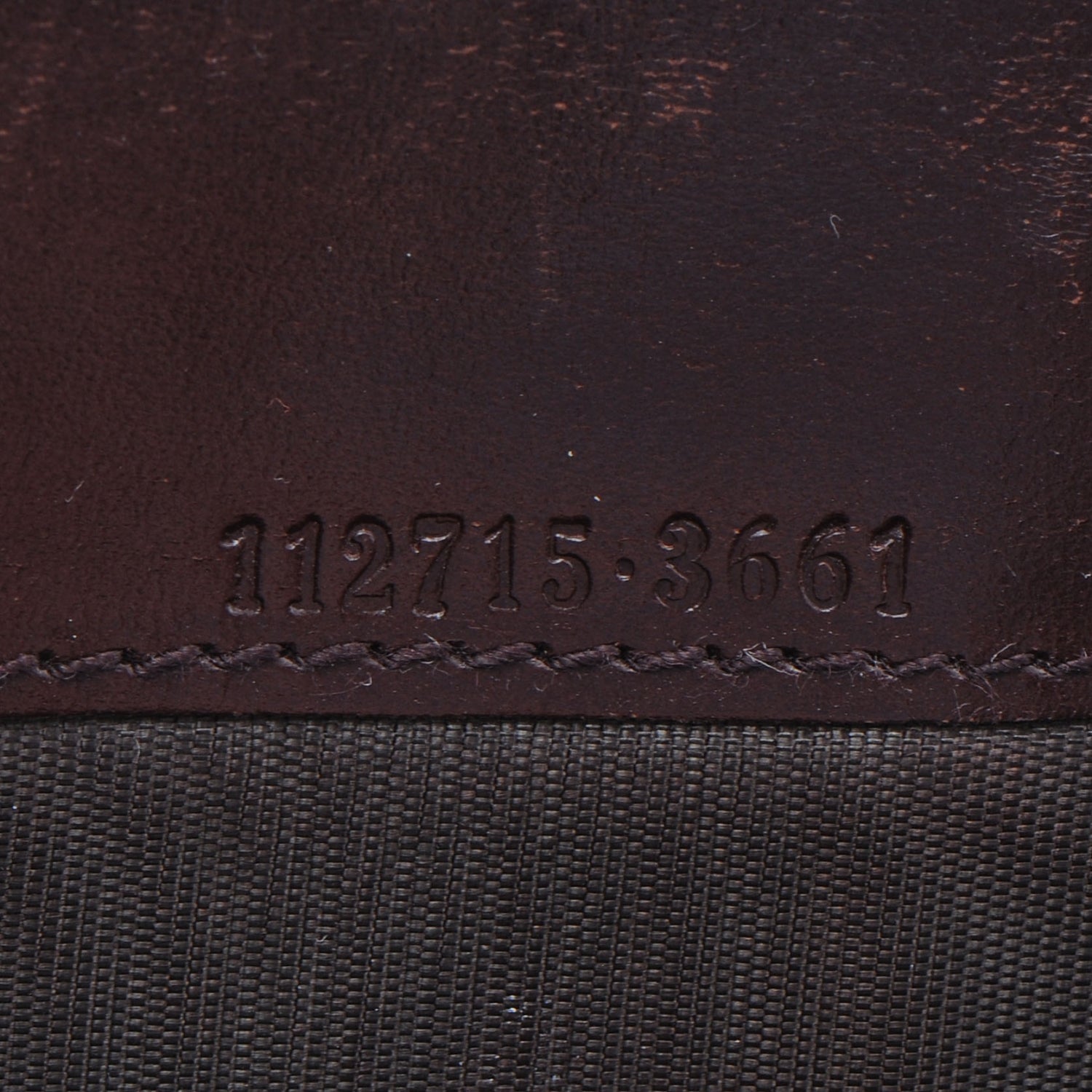 Gucci Guccissima Margaux Calfskin Metal Bar Continental Flap Wallet Chocolate 6 of 6