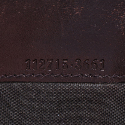 Gucci Guccissima Margaux Calfskin Metal Bar Continental Flap Wallet Chocolate 6 of 6