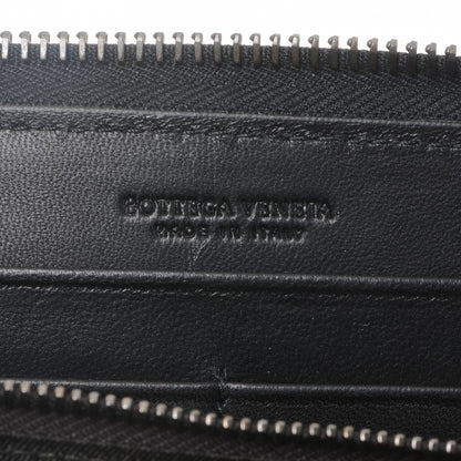 Bottega Veneta Nappa Intrecciato Zip Around Wallet Black 6 of 8