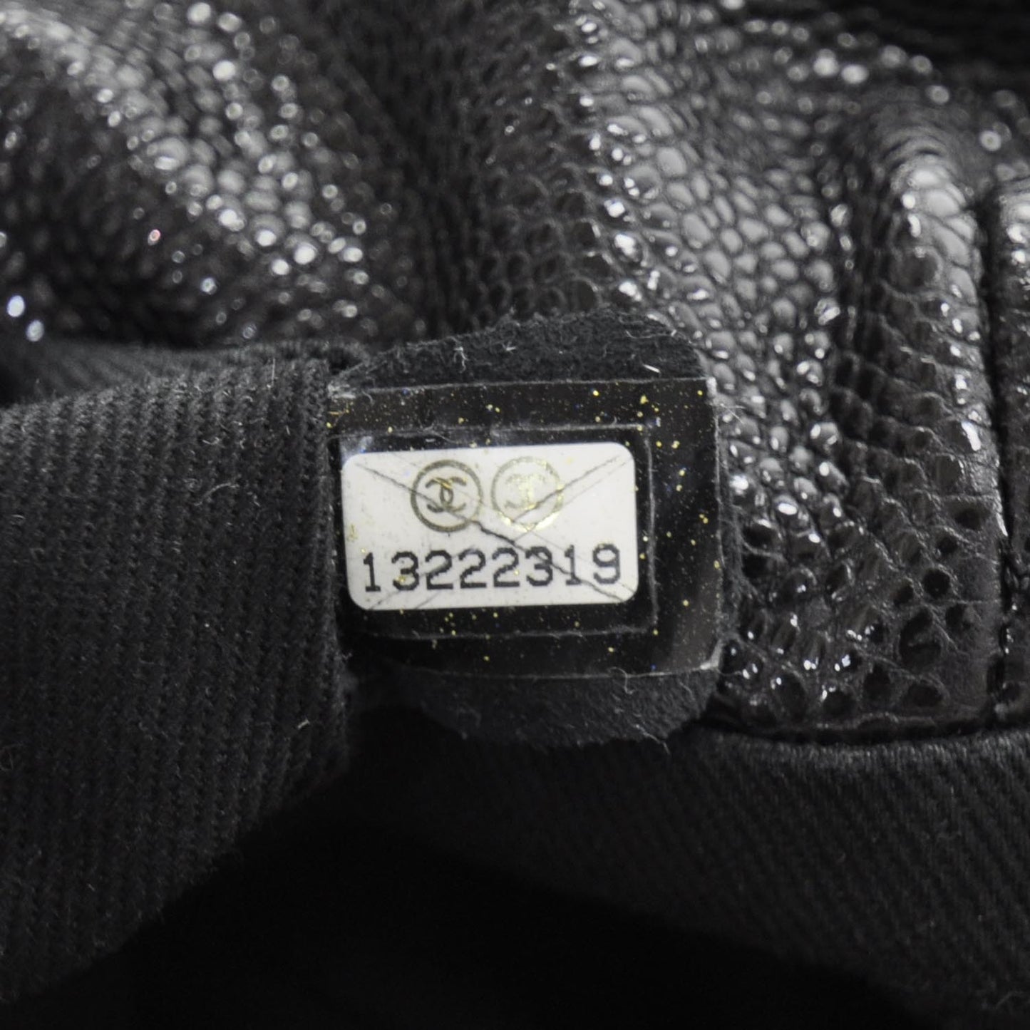 Caviar 31 Drawstring Tote Black