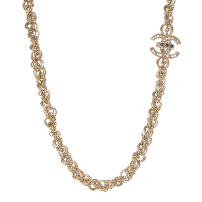 Chanel Chain CC Short Necklace Gold 1 of 7