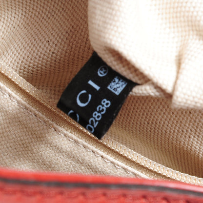 Gucci Monogram Medium Sukey Tote Red 8 of 9