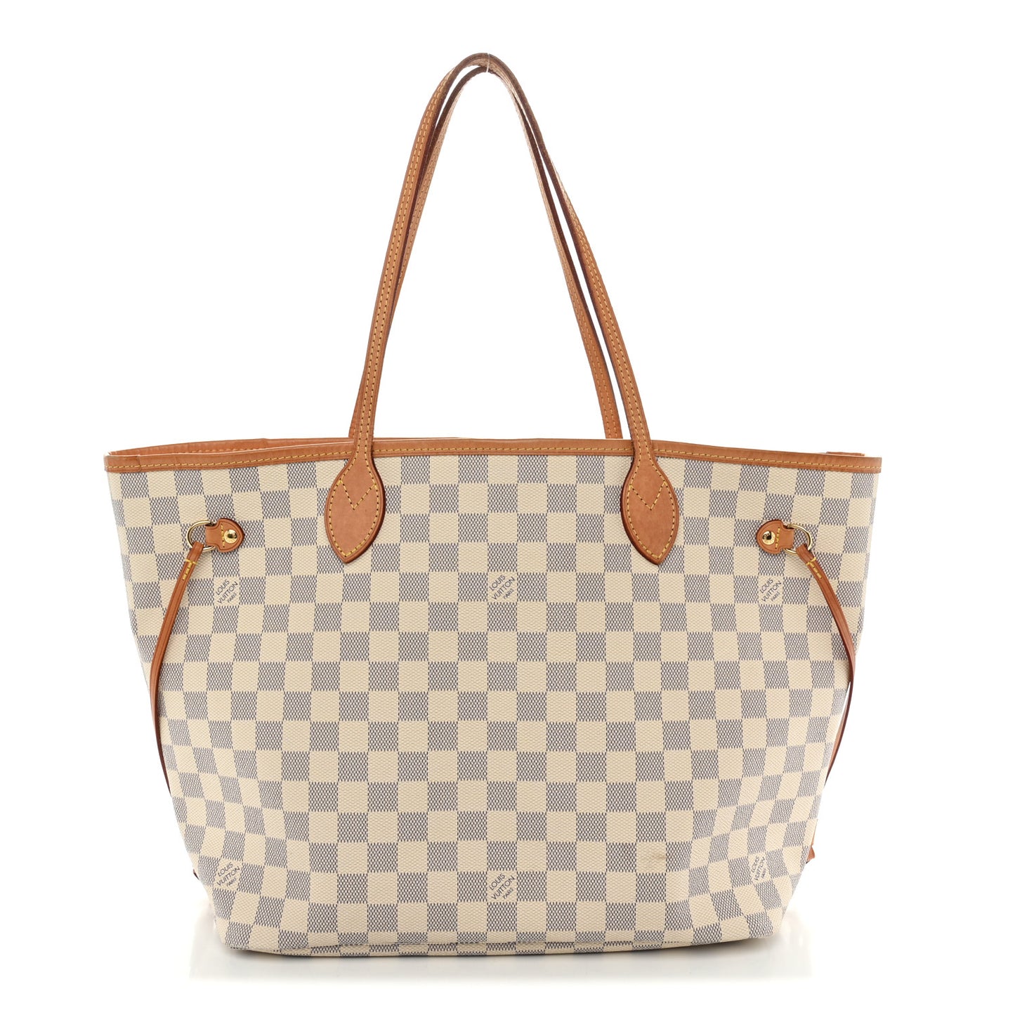 Damier Azur Neo Neverfull MM Rose Ballerine