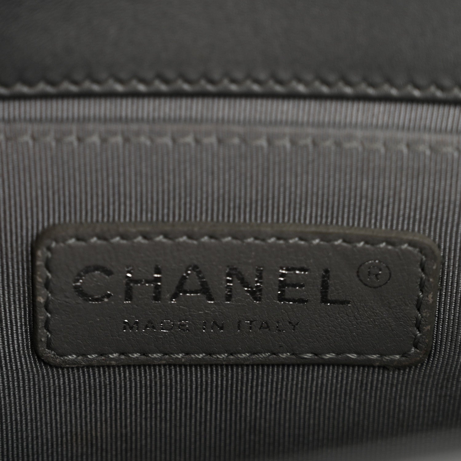 Chanel Metallic Calfskin Quilted Small Boy Flap Dark Silver 6 of 14