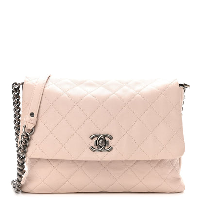 Chanel Calfskin Quilted Couture Messenger Light Pink 1 of 10
