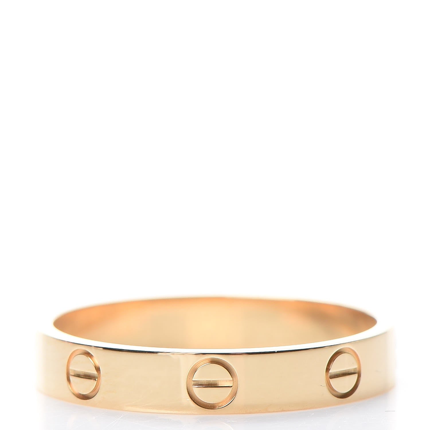 Cartier 18K Yellow Gold 3.5mm LOVE Wedding Band Ring 59 9 3 of 4