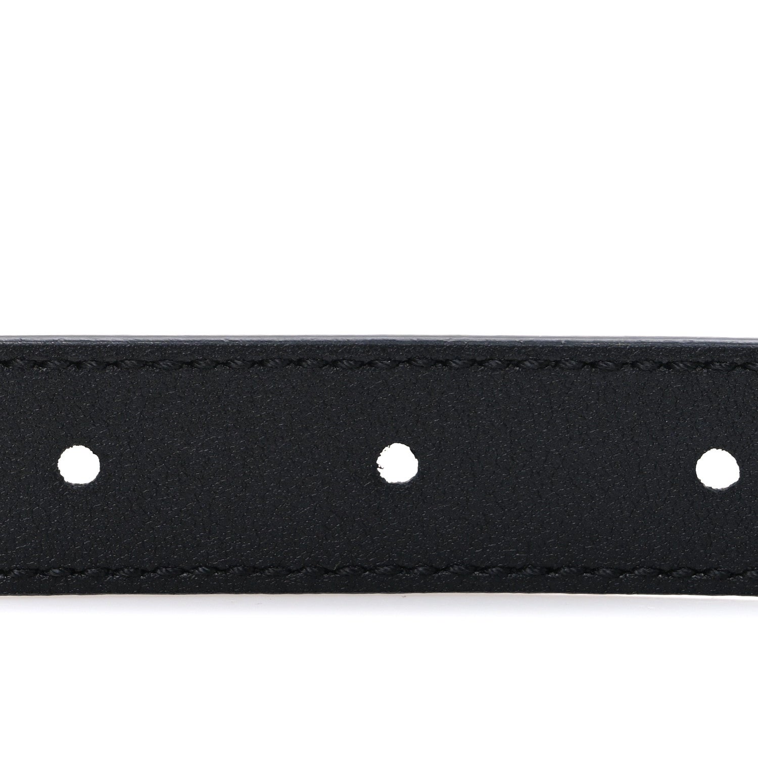 Gucci Plutone Calfskin Palladium Double G 20mm Belt 95 38 Black 4 of 5