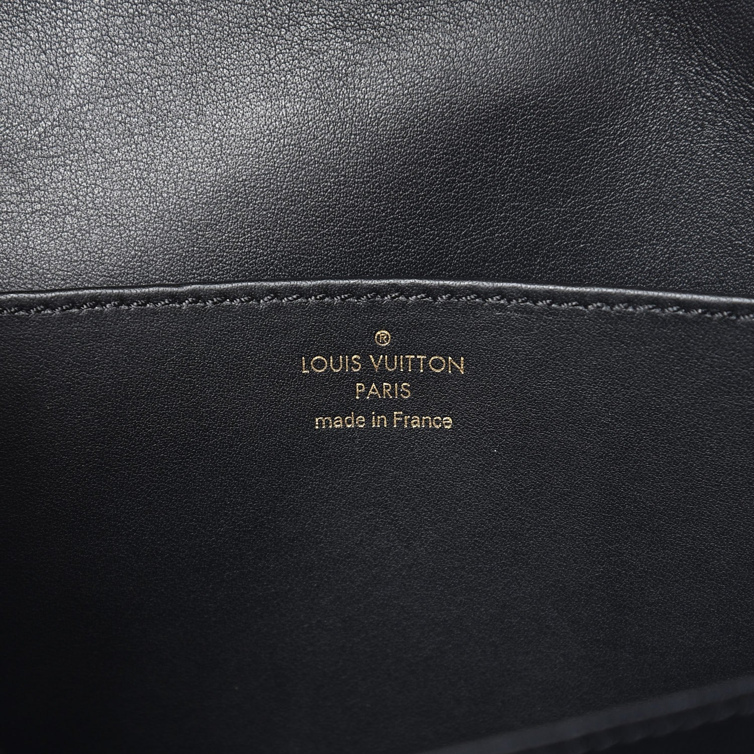 Louis Vuitton Grained Calfskin Vivienne NM Black 6 of 7